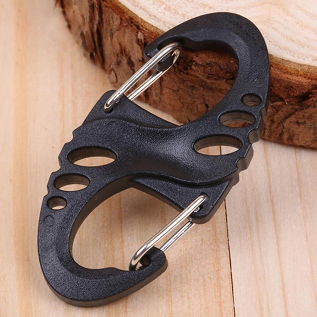 Carabiners Molle Hook Keychain  Carabiner Ring Keychain Clip - 5pcs Plastic  - Aliexpress