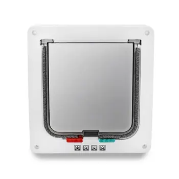 

Security Cat Dog Door Control Entrance Exit Pet Door Cat Hole Dog Door Hole Cat Mate 4 Way Locking Glass Fitting Cat Flap