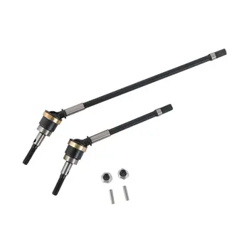 

RC Car Drive Shaft Alloy Steel Front Axle For AXIAL Wraith for RC Crawler Car Off Road Truck Black 2 pieces