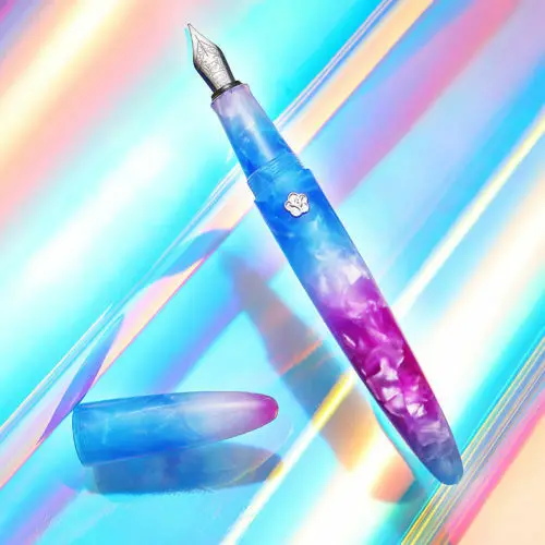 

LIY FUTURE Pudding Lily Color Fountain Pen Fine Nib Gift A Pen Pouch Stationery Office school supplies penna stilografica