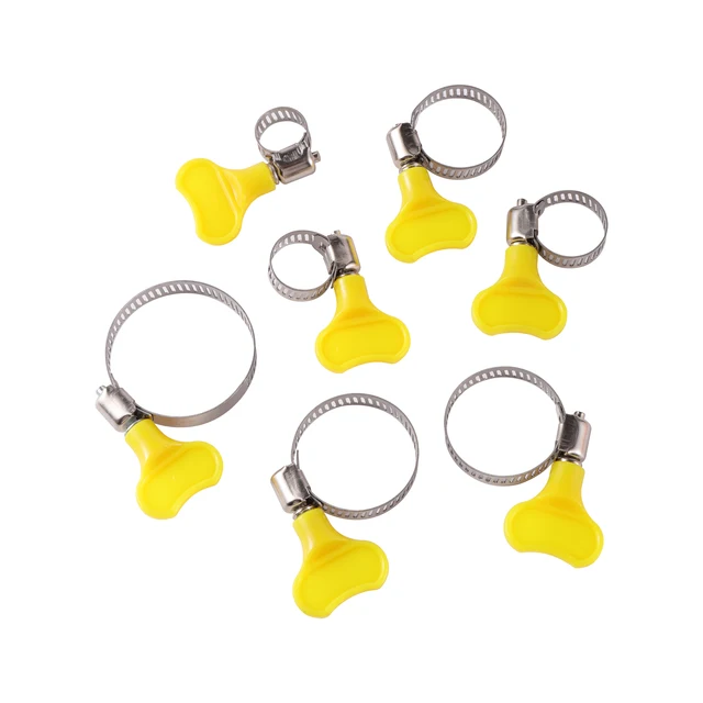 8 ~ 38 Mm -Es Rozsdamentes Acél Meghajtó Tömlő, Állítható Cső Rögzítő Csatok Kerti Öntözőcső Csatlakozás Rögzített Klip - Image 5