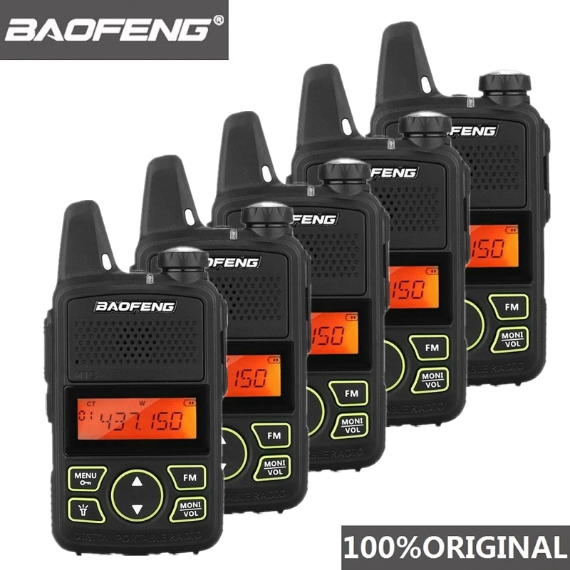 5 шт. Baofeng BF-T1 Uhf портативная детская рация мини UHF 2 Way Ham радиостанция Baofeng T1 официальный USB BF T1 Walki Talki