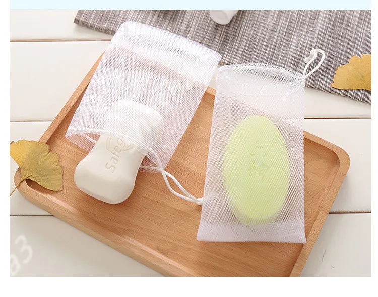 

1pcs / lot Hanging Nylon Soap Mesh Mesh Net for Foaming Cleaning Bath Soap Net bathing cleaning gloves