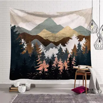 

Collapsar Tapestry 2Size Table Cloth Home Decor Scarf Creative Sofa Mat Wall Art Beach Towel Headboard Cover The Moon Tapestry