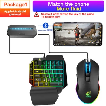 

Gamepad Pubg Mobile Bluetooth 5.0 Android PUBG Controller Mobile Controller Gaming Keyboard Mouse Converter For IOS iPad to PC