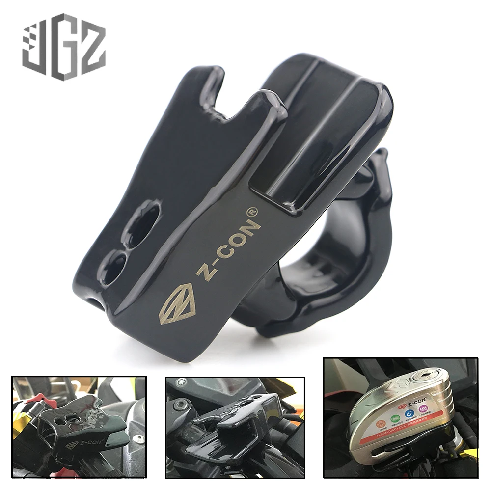 

Motorcycle Universal Outdoor Aluminum Disc Brake Lock Frame Fixed Bicycle Security Anti-theft Locks Holder Bracket Protection