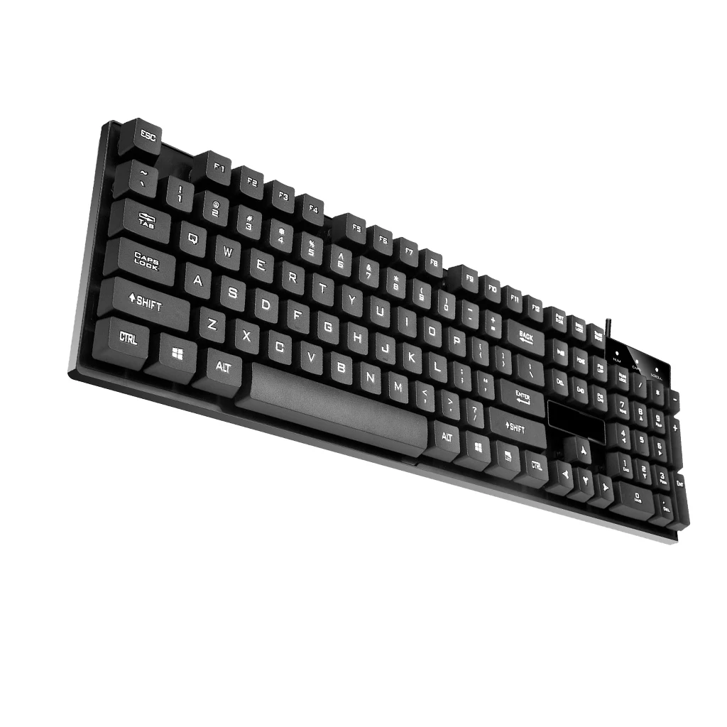 Игровая клавиатура для ноутбука и настольного ПК беспроводная мышь 2 4 ГГц