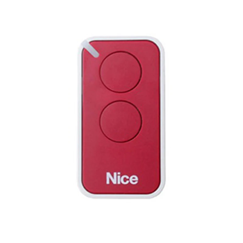 

2pieces For NICE REA INTI2 Garage rolling code remote key fob Red 433Mhz