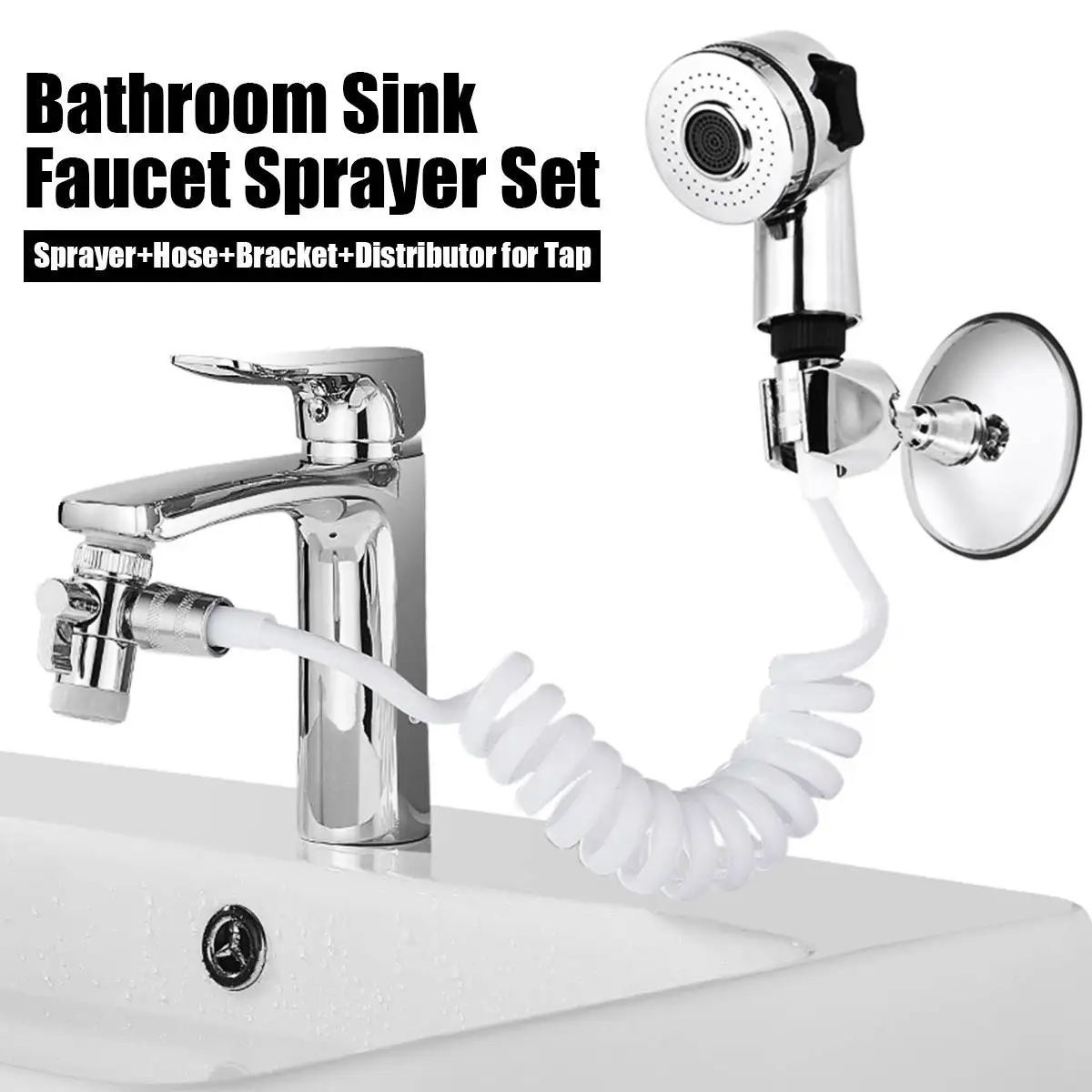 Keran Wastafel Kamar Mandi Sprayer Faucet Portable Handheld Toilet Bidet Sprayer Set Kamar Mandi Hand Sprayer Kepala Pancuran Membersihkan Diri Kran Dapur Aksesoris Aliexpress
