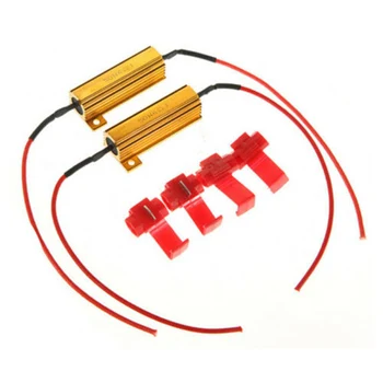 

Turn Signal Light Load Resistors 6 OHM 50W Lamp Electrical Replacement Car