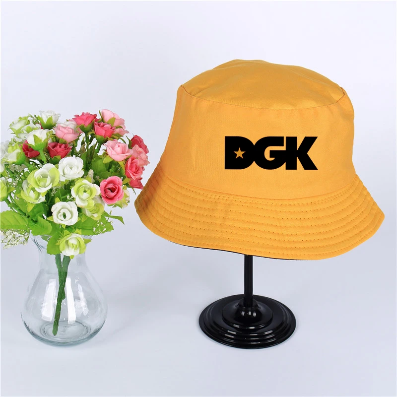 DGK логотип летняя шляпа Женская Мужская Панама, шляпа-Панама DGK дизайн плоский солнцезащитный козырек рыбалка, рыбак шляпа