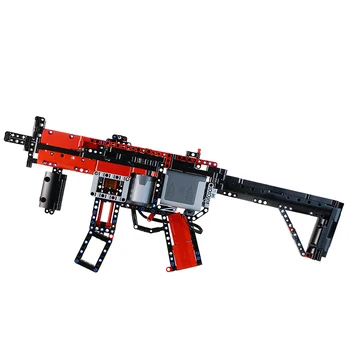 

Pistol Motor Power MP5 29369 Submachine Gun Military Model Ww2 Building Blocks For Technic City Police Swat Toys Boys