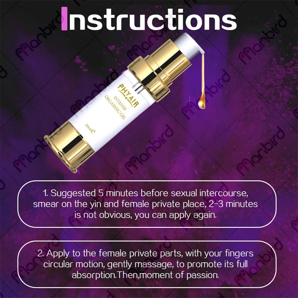 Intense Orgasm Gel Enhance Aphrodisiac Libido Sex Spray Orgasmic Gel Vagina Herbal Stimulant Sex Drop Vagina Exciter for women