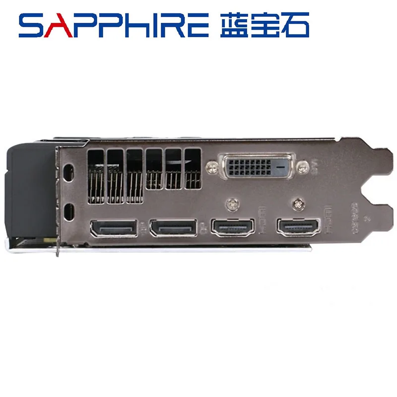 Видеокарты SAPPHIRE RX 470 4 Гб D5 видеокарта 256Bit GDDR5 для AMD RX 400 серии Radeon RX470-4GB RX 470 2048SP HDMI DVI б/у