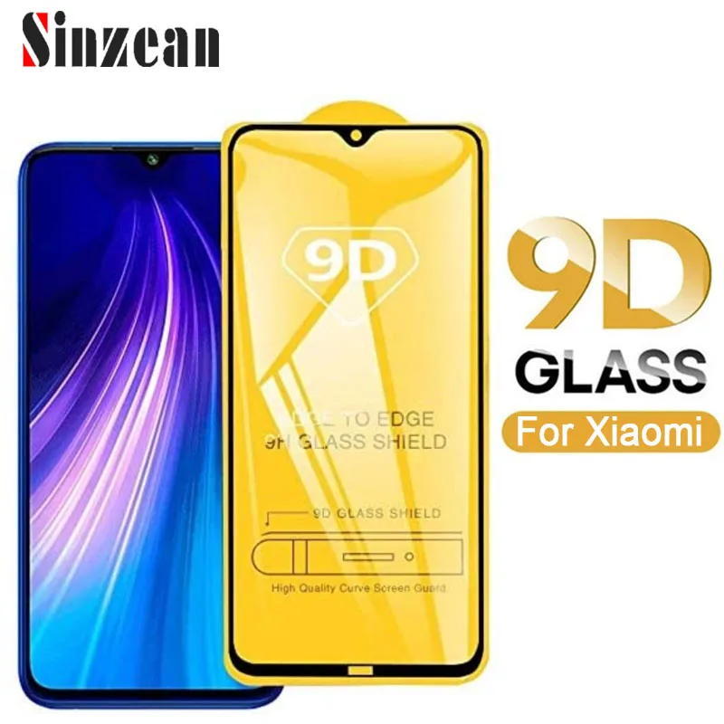 25pcs For Redmi Note 10 Pro/Note 10s/Note 9S/Redmi Note 8 2021/9A/9C/Note 9 Pro 9D Full Glue Tempered Glass Screen protector B-H