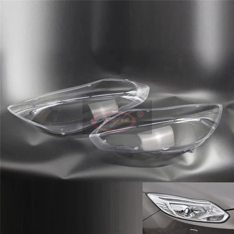 

for Ford Focus 12-13 Headlight cover Headlamp Cover Large Lampshade PC transparent lamp housing 2pcs