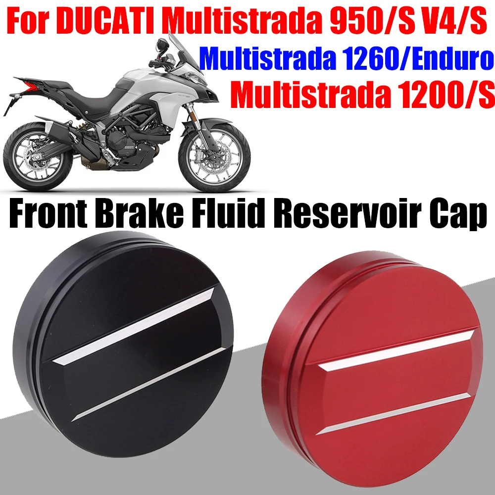 Per Ducati Multistrada Hypermotard Monster Streetfighter Accessori Panigale Cilindro Frizione Coperchio Serbatoio Liquido Freno Posteriore