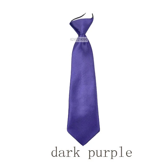Детский Регулируемый галстук для мальчиков, атласный эластичный галстук, высокое качество, однотонный галстук, аксессуары для одежды HD0001a - Цвет: W004 20