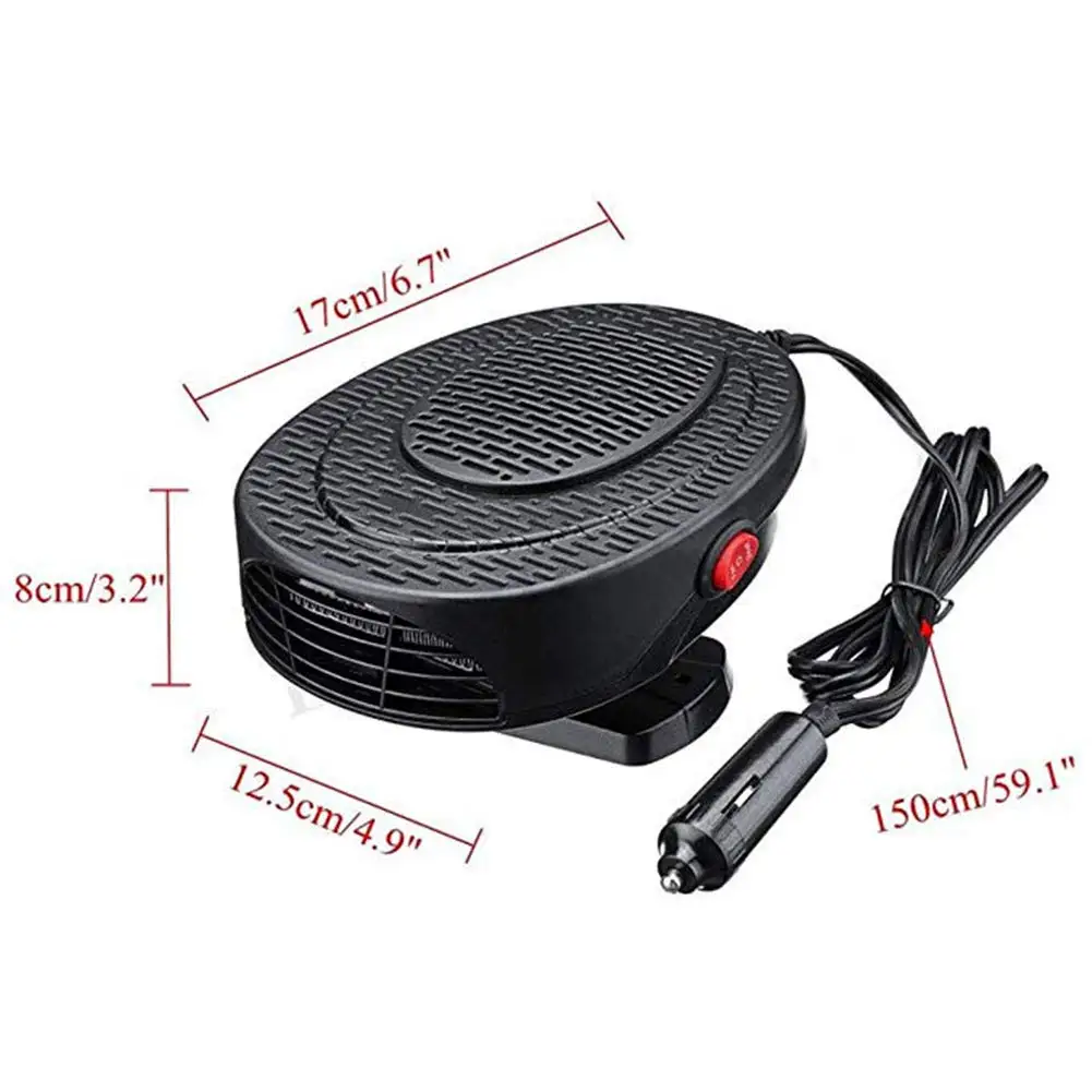 12V 150W автомобильный обогреватель Электрический нагреватель Стекло размораживания Defog нагрева кузнечной печи для RV грузовик с прицепом лодка Camper автомобильные аксессуары
