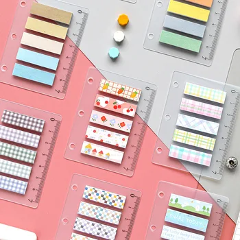 

Creative Candy Colors Gradient Memo Pad Sticky Paper Notes Office Learning Label Sticker Bookmark Index Sticker
