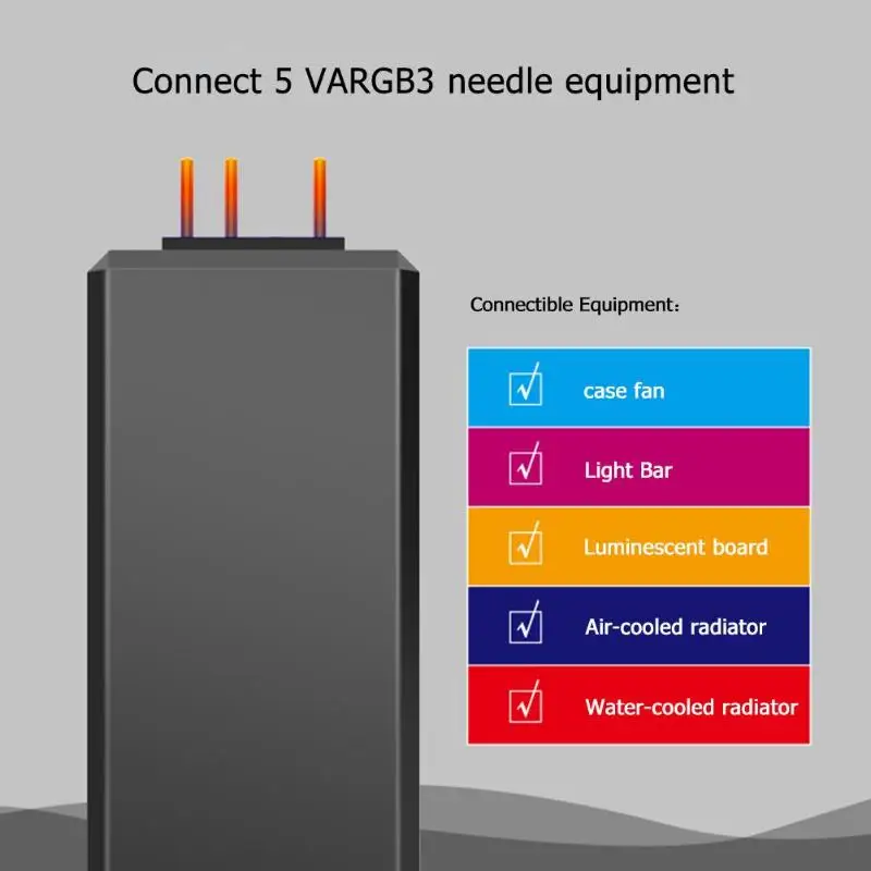 Jonsbo 5V 3Pin ARGB Управление; SATA Pin Питание настольный компьютер Дистанционное Управление для 3Pin 5V чехол светильник ing вентилятор светильник бар
