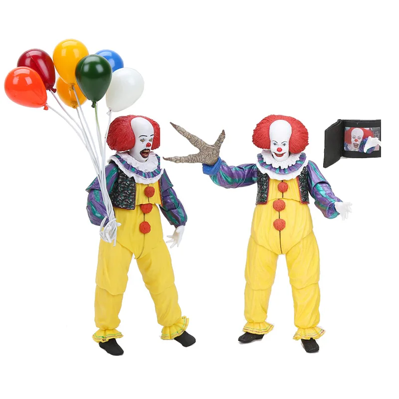 NECA 1990 фильм это Pennywise Джокер клоун старое издание фигурку игрушечные лошадки куклы для украшения-ужастики для Хеллоуина подарок