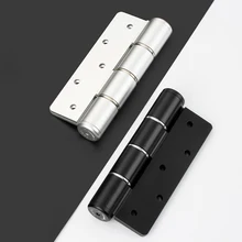 2PCS Invisible door hinge door closer buffer hydraulic spring hinge loose leaf automatic door closing flat open hinge leaf 5inch