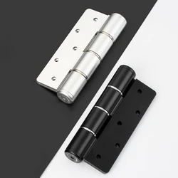 2PCS Invisible door hinge door closer buffer hydraulic spring hinge loose leaf automatic door closing flat open hinge leaf 5inch
