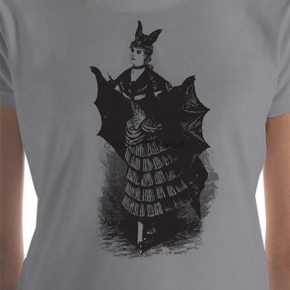 Batgirl 1 Викторианский винтажный костюм на Хэллоуин Женская футболка с коротким