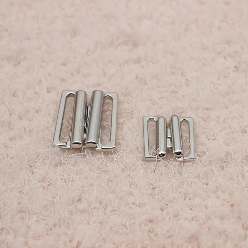 10 개/몫 14 Mm/19 Mm 도금 금속 테이프 클로저 후크 & 걸쇠 패스너 의류 브래지어 비키니 클립 후크 바느질 용품에 바느질