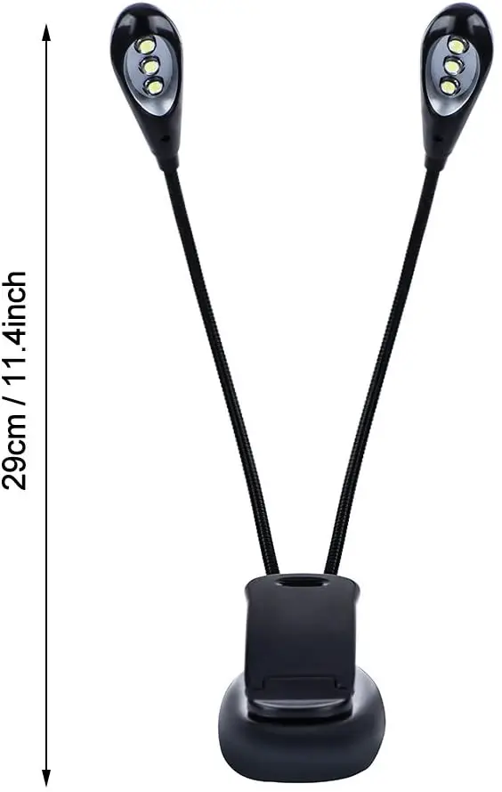 Книжный светильник USB Перезаряжаемый гибкий 1 Вт 3 светодиодный ночник для чтения