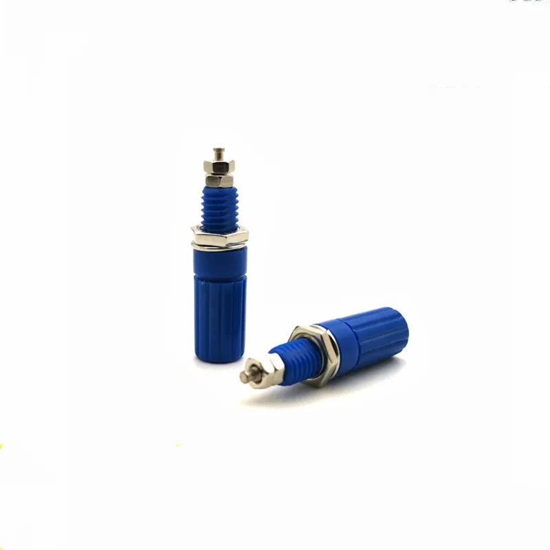 5PCS/Lot 4mm Terminal Test Socket Binding Post For Speaker 4mm Banana Plug Test probe Conversion Adapter