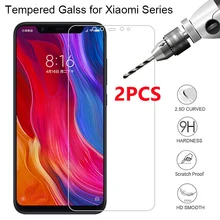 2 uds 9H HD vidrio Protector para Xiaomi mi 5S Plus 5 3 2 mi 6 Film Protector de pantalla dura para Xiaomi mi 6 4 4i 4C 4S Vidrio Templado(China)