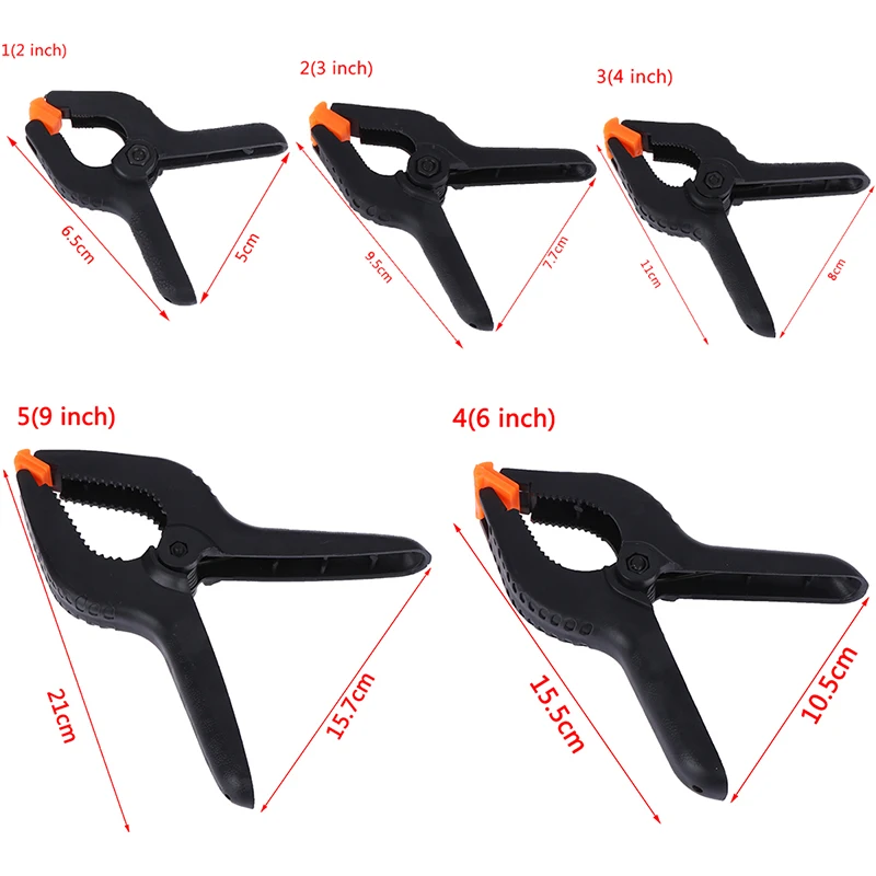 Home Improvement and so on 10 PCS 4.5 inch Professional Plastic Large Spring Clamps Heavy Duty for Crafts or Plastic Clips and Backdrop Clips Clamps for Backdrop Stand,Photography 