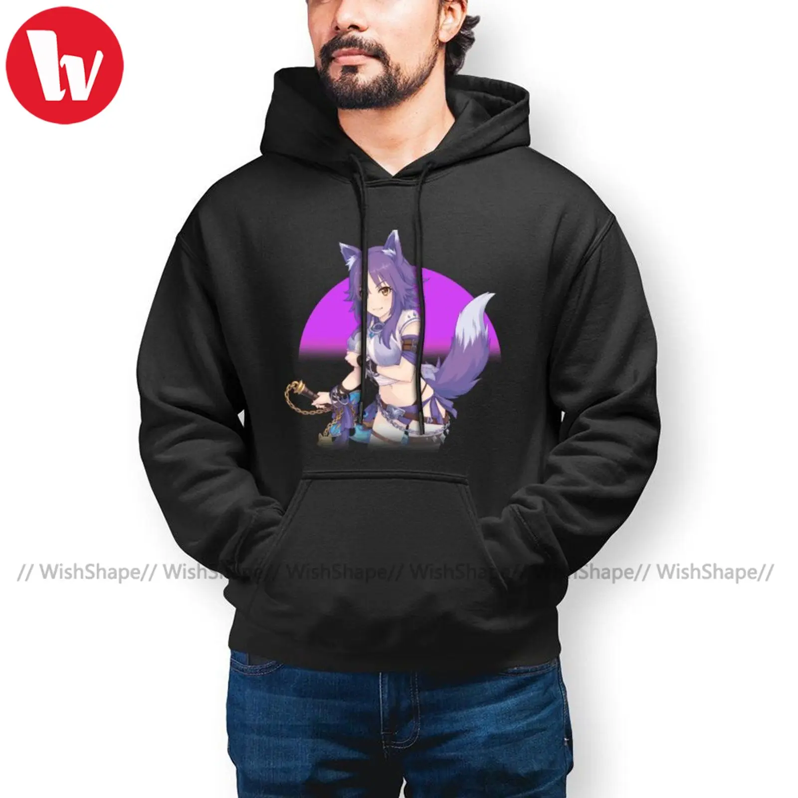 

Casual Granblue Fantasy Hoodies Granblue Fantasy Hoodie Cotton Winter Hoodies Long Sleeve Outdoor Pullover Hoodie Oversized