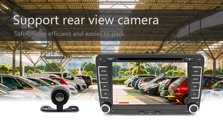 Для VW сенсорный автомобильный dvd-плеер с экраном gps навигация Bluetooth FM AM " 2din в тире TFT Поддержка заднего вида камера вход
