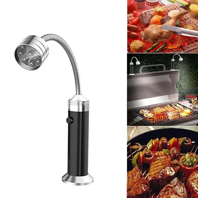 

1/2pcs 9LED BBQ Grill Lantern Super Bright Outdoor Light with Magnetic Base BBQ Lights Soft Tube Lighting Lamp