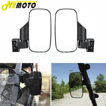 

Offroad Adjustable Rearview Mirror UTV Side Mirror 1.75"-2" Roll Cage for Polaris Rangers 09-14 RZR Yamaha Rhino UTV XUV HPX RSX