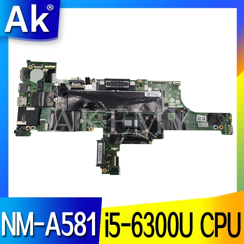 

T460 motherboard Mainboard for Thinkpad laptop 20FN 20FM BT462 NM-A581 CPU:I5-6300U DDR3 P/N:45107501032 FRU 01AW341 01AW342 OK