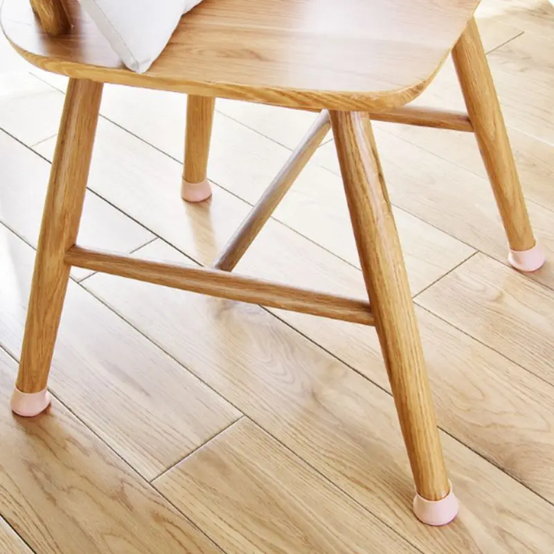 

Hot 4Pcs Table Chair Foot Cover Protect Floor Leg Sleeve Non-slip Square Socks Chair Floor Protector pads For Home Decor