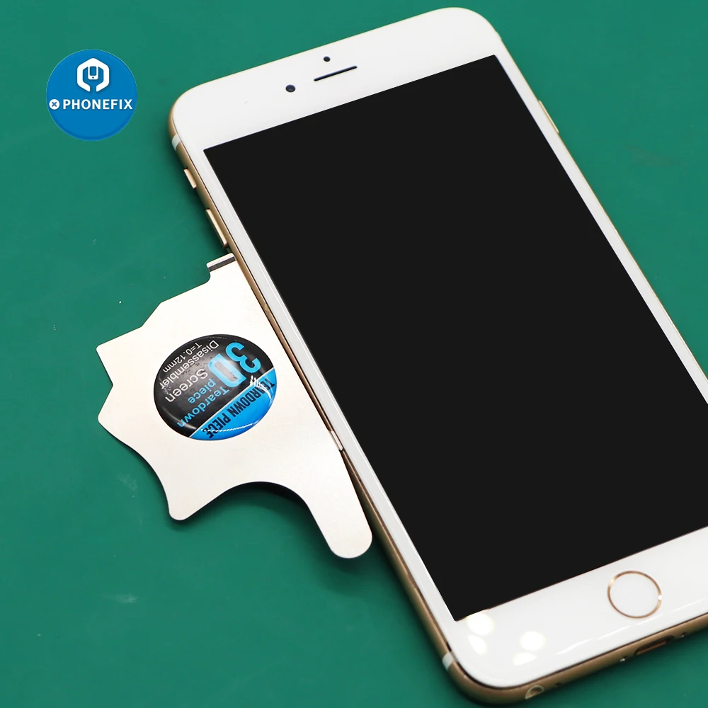 PHONEFIX 3D Disassembler 0,12 мм Ультра тонкое лезвие из нержавеющей стали, разборная карта для ремонта iPhone, инструмент для открытия сотового телефона