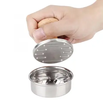 

Meat Cutlets Hamburger Maker Stainless Steel Hamburger Maker Meat Press Mold Manual Pressure Meat Pie Kitchen Burger Machine