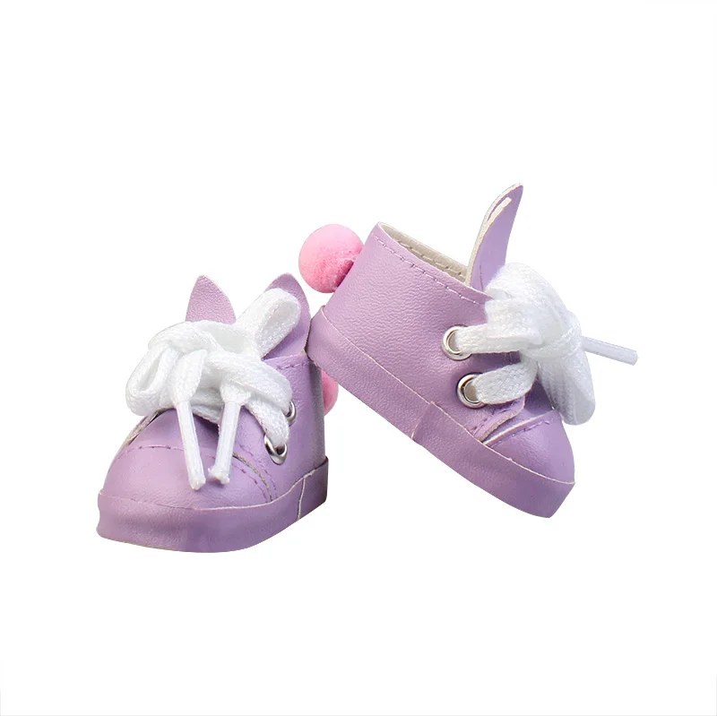 Милая кукольная обувь 5 см, Высококачественная мультяшная мини-обувь для 14 дюймов, американские и детские новые куклы Bron, игрушки BJD Ragdoll, аксессуары