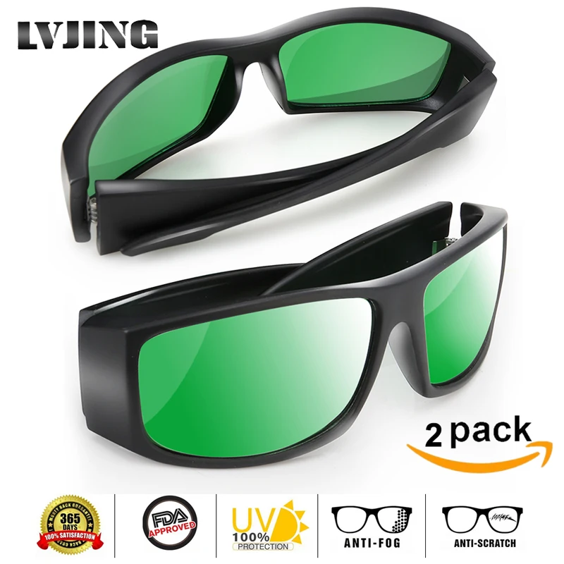 

2 pcs/lot LED Grow light Glasses UV Polarizing Goggles for Grow Tent Box Greenhouse Hydroponics Plants Light Eye Protect Glasses
