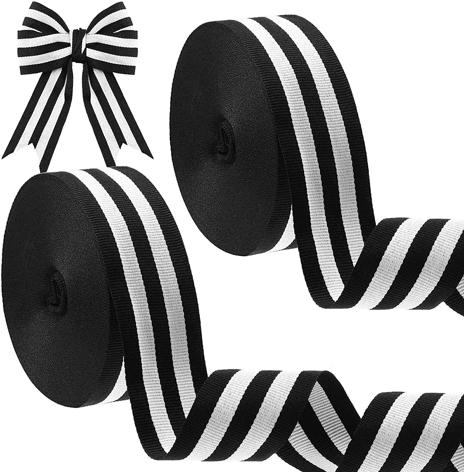 1-4cm Christmas Decoration Grosgrain Ribbon ribbon decoration ribbon supplies grosgrain ribbon christmas ribbon wrapping ribbon Snowflake Plaid Stripe Ribbon Candy Cane Garland Gifts Wrapping Bows