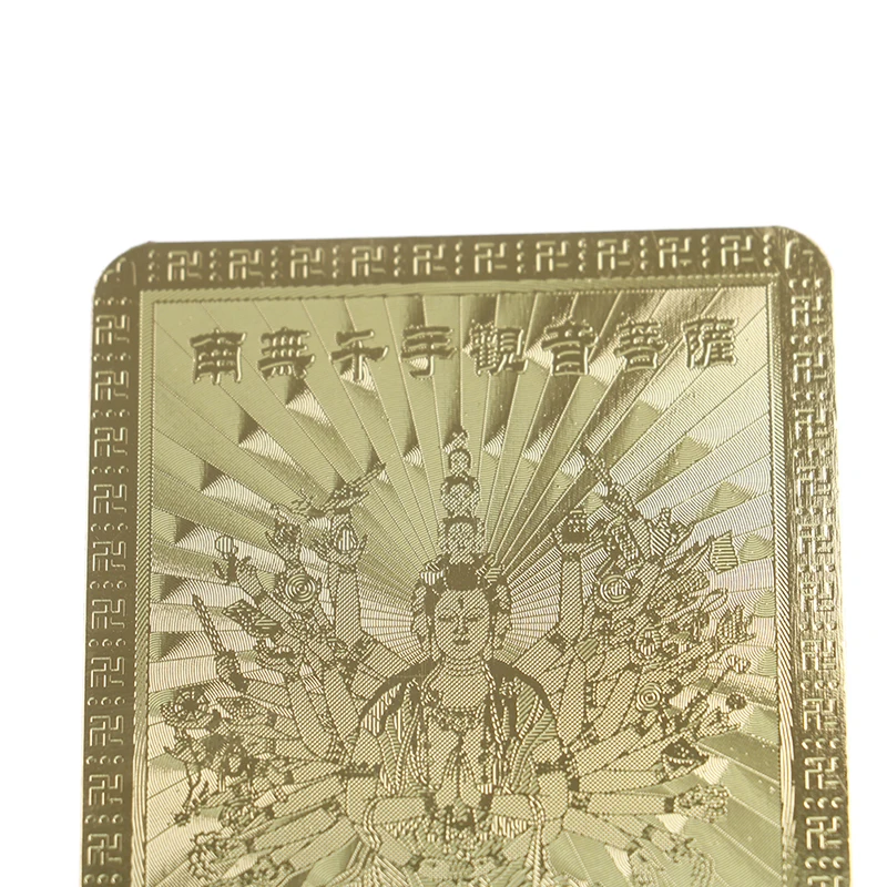 Opening Guanyin Amulets Card for Business Smooth The Feng Shui Amulet Home Accessories Decor 1 pieces feng shui amulet