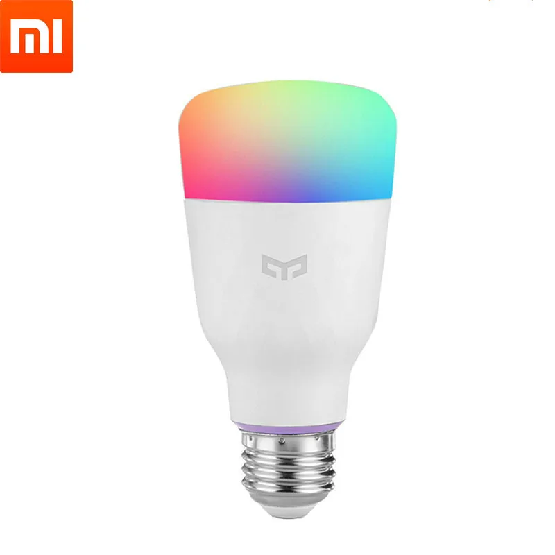 Оригинальная светодиодная смарт-лампа Xiaomi Mijia Yeelight (цвет) E27 8 5 Вт 800 люмен Mi Light