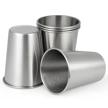 

5 Pieces Stainless Steel Mug Stainless Steel Cup Stackable Mug 350ml