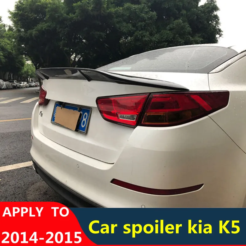 Для Kia K5 Реальные углеродного волокна дверная ручка крышки аксессуары спойлер 2014