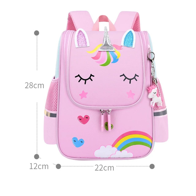 Kawaii Anime Backpack For Boys Girls Kawaii Cat Unicorn Bunny Animal Children's Kindergarten Bags 1-6 Years Baby School Bag Gift